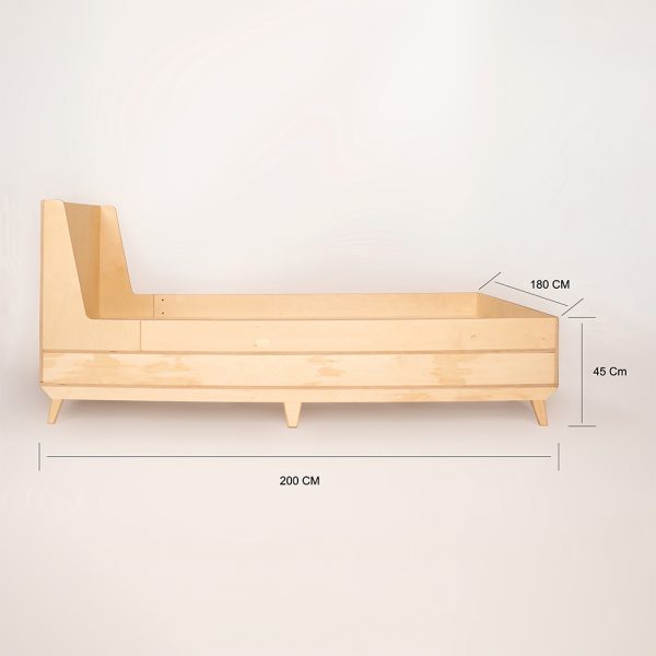 تخت خواب هاوین - دو نفره کشودار