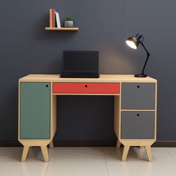 میزتحریر-کمد-دار-هاوین-2.jpg میز تحریر هاوین - کمددار